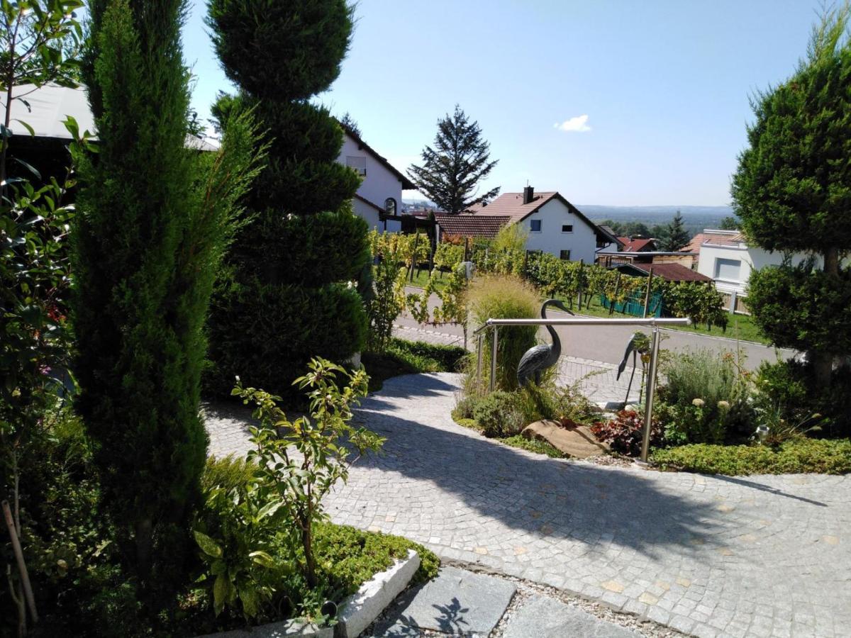 Ferienwohnung Wisser- Fernblick Bad Bellingen Buitenkant foto